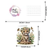 uk.everydayedeals 6Pcs DIY Diamond Painting Greeting Card - Tiger Monkey