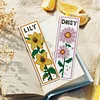 6Pcs Rose-DIY Stamped Cross Stitch Bookmark 47x28cm (Single-Sided) tapestrymarket