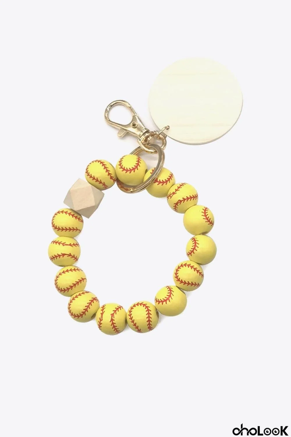 Assorted 4-Pack Wristlet Bead Key Chain