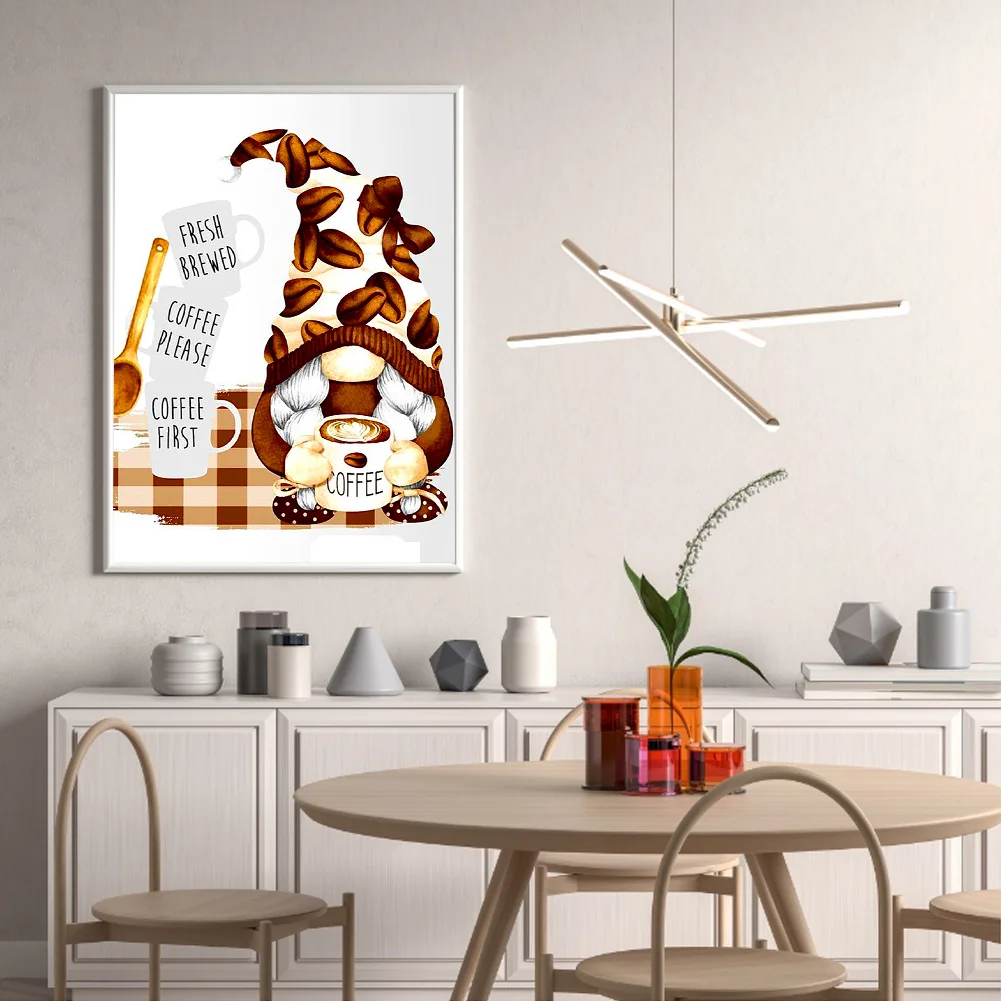 Diamond Painting - Full Round Drill - Coffee Bean Goblin(30*40cm)