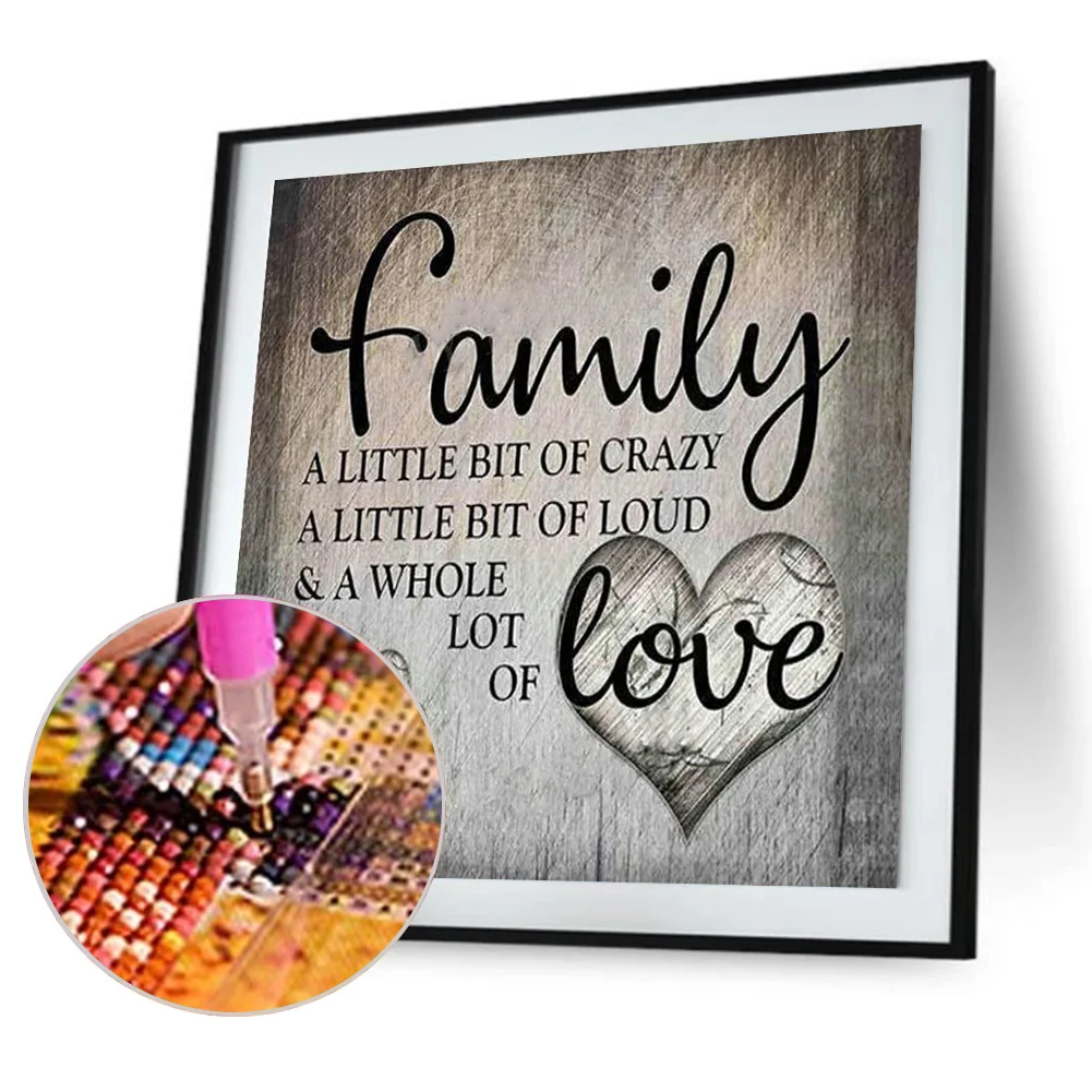 Diamond Painting - Full Square Drill -  Family(30*30cm)