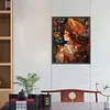 uk.everydayedeals (Limited Stock)Diamond Painting - Round AB Drills - Cat and Girl(45*55cm)