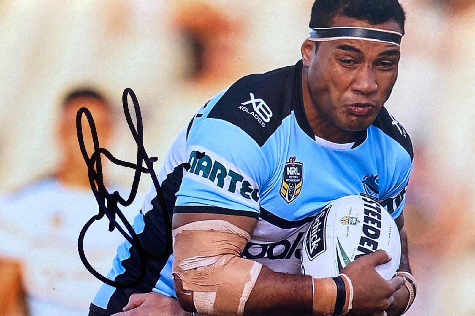 Ava Seumanufagai Genuine Hand Signed 6X4 Photo Poster painting - Cronulla Sharks 2