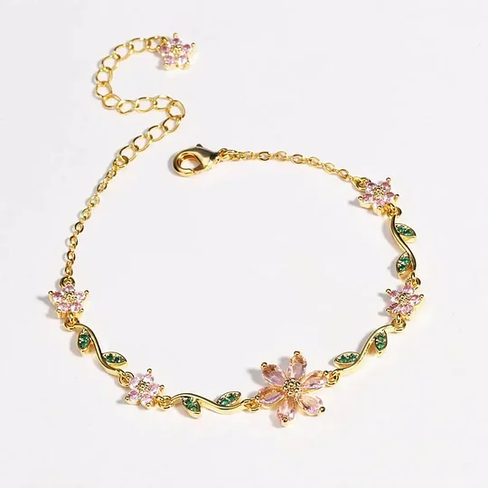 Women’s Floral Sparkle Bracelet