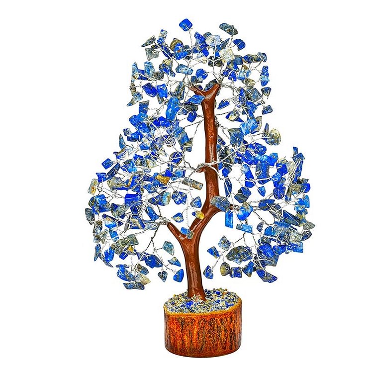 Lapis Lazuli Wooden Branches Feng Shui Tree