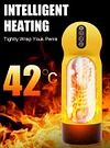 XS1 Strong Suction Male Masturbator with Vibrating Heating One-key Orgasm
