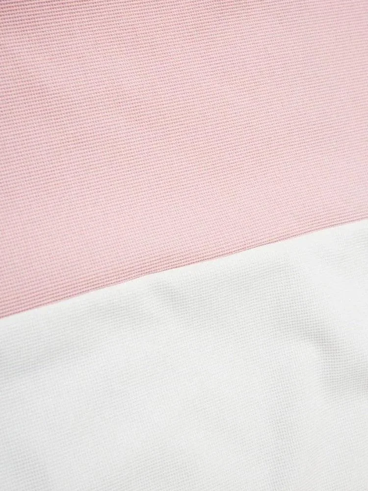 Brownm Half Zip-Up Jersey Top