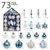 73PCS Home Christmas Tree Hanging Decors Gift Set