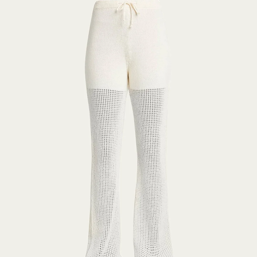 Full-Length Coverup Crochet Pants