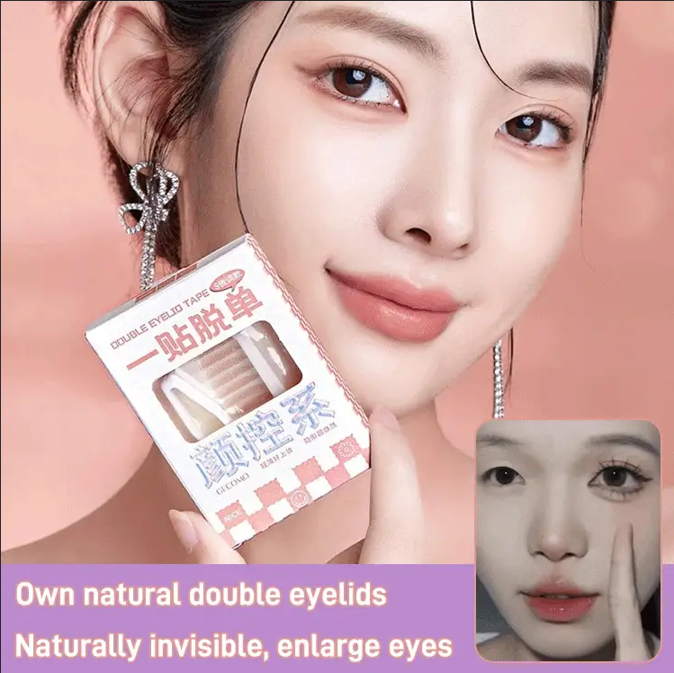 【One Sticker To Double Eyelid】Simulation Invisible Lace Double Eyelid Sticker