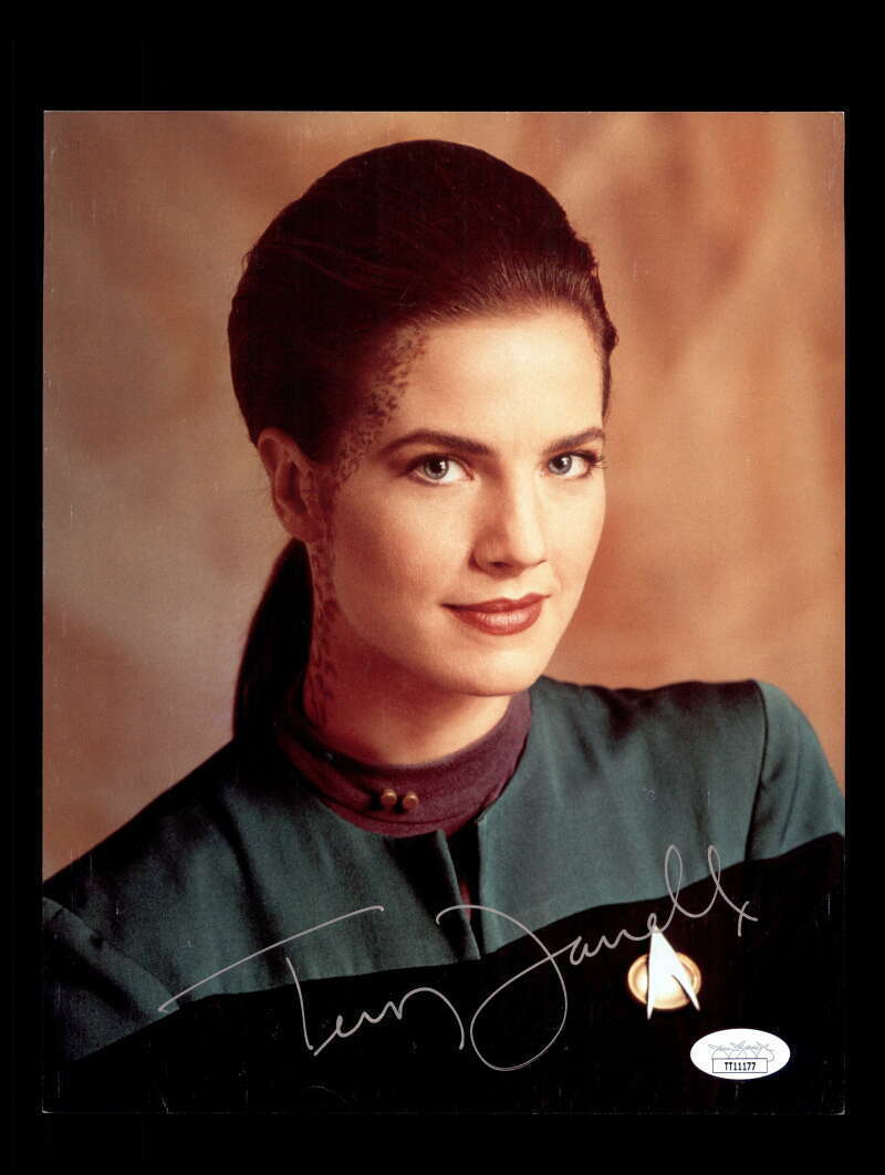 Terry Farrell JSA Coa Signed 8x10 Star Trek Photo Poster painting Autograph