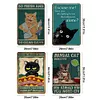 6PCS Cat - Metal Tin Signs(8*12Inch/12*16Inch) - Animal