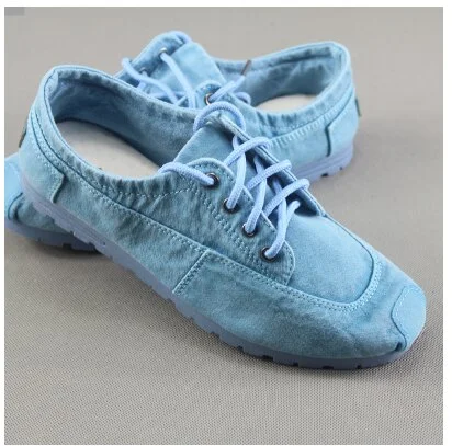 Vstacam 2022 Summer  New Style  Women's Singles Shoes Old Beijing Cloth Shoes Denim Canvas Shoes +Pure Hand Embroidered Insole