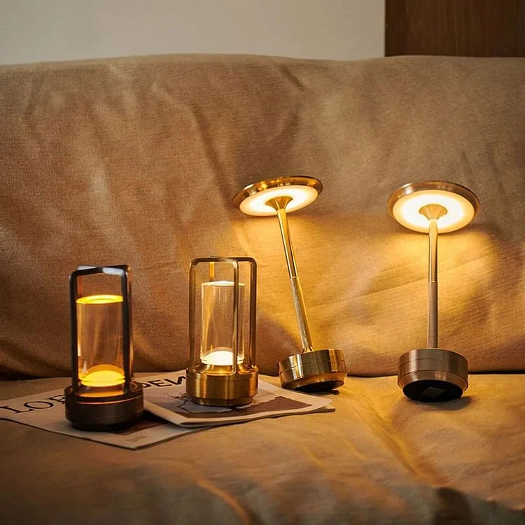 LED Crystal Metal Night Light