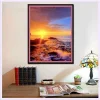 Sunrise By The Sea  | Full Round Diamond Painting Kits