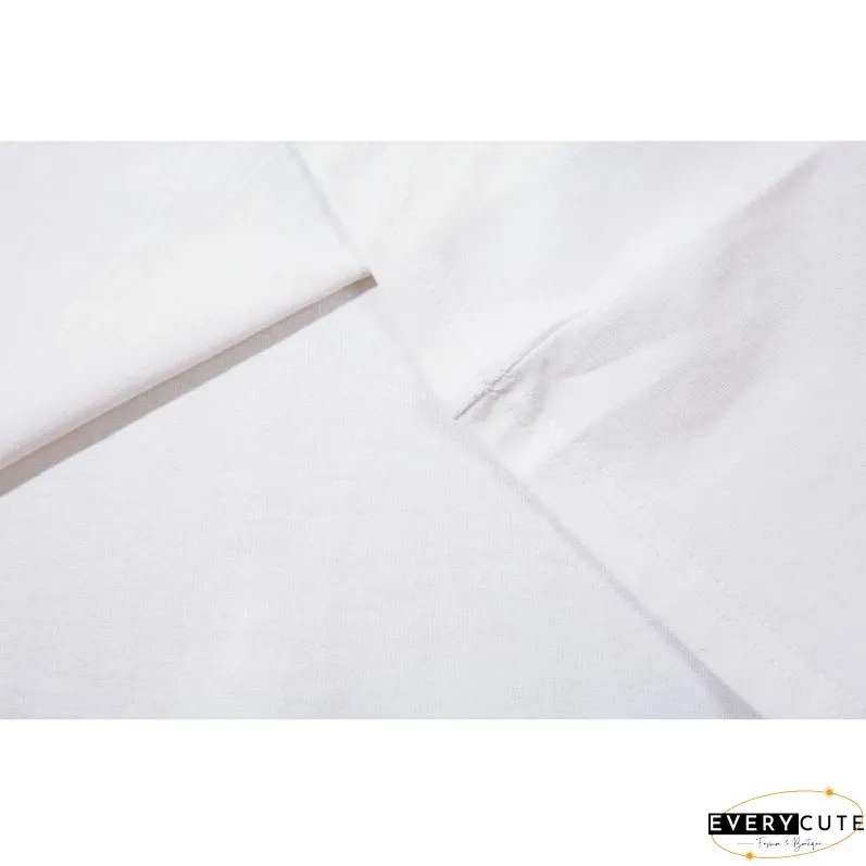 Spider Denim Patch Embroidered Lapel Tee
