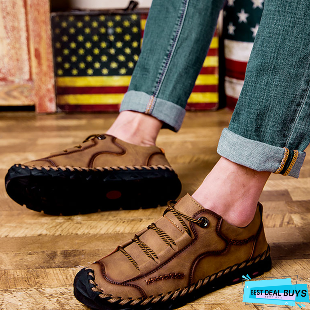 Men Fashion Loafers Casual Driving Soft Moccasins Flats Slip On Shoes