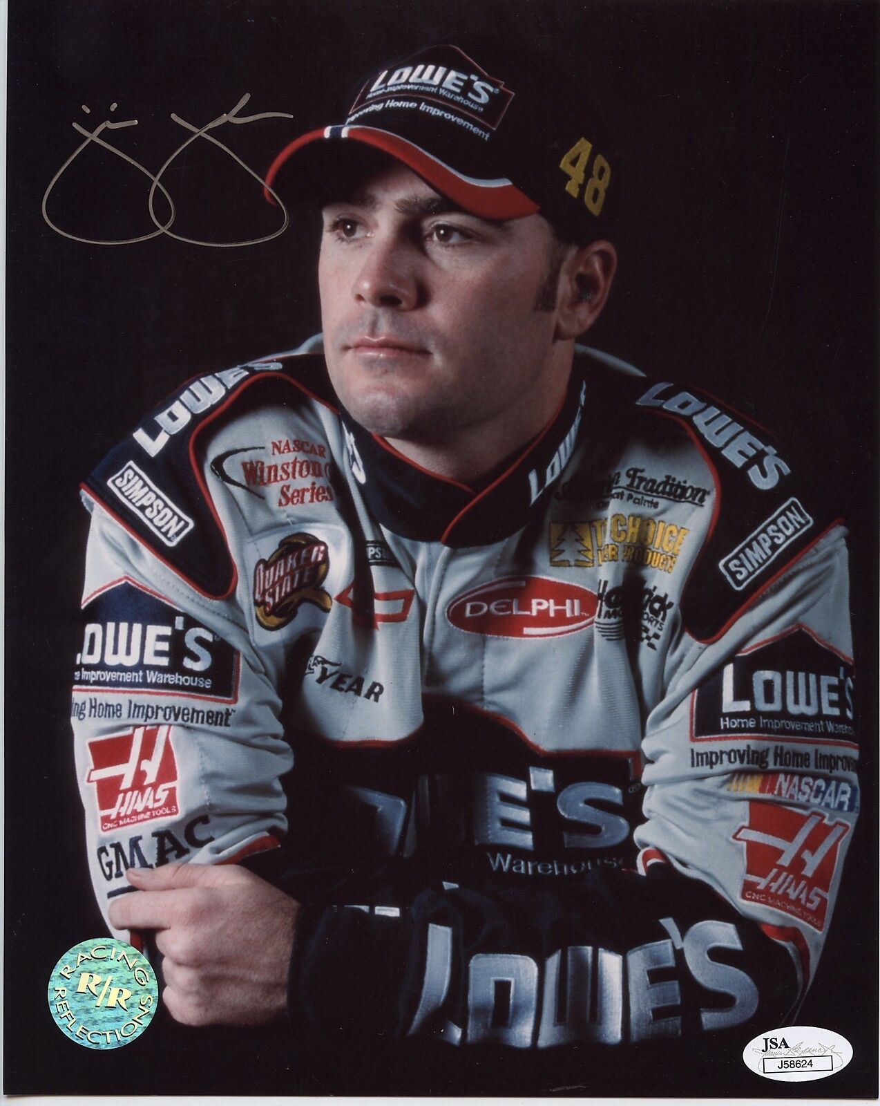 Jimmie Johnson 8x10 Signed/Autograph/Auto JSA Authenticated Jimmy