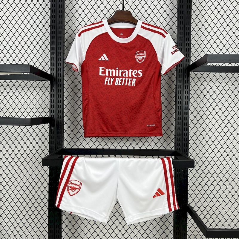 2025/2026 Arsenal Home Football Jersey 1:1 Thai Quality Kids Size joyfball