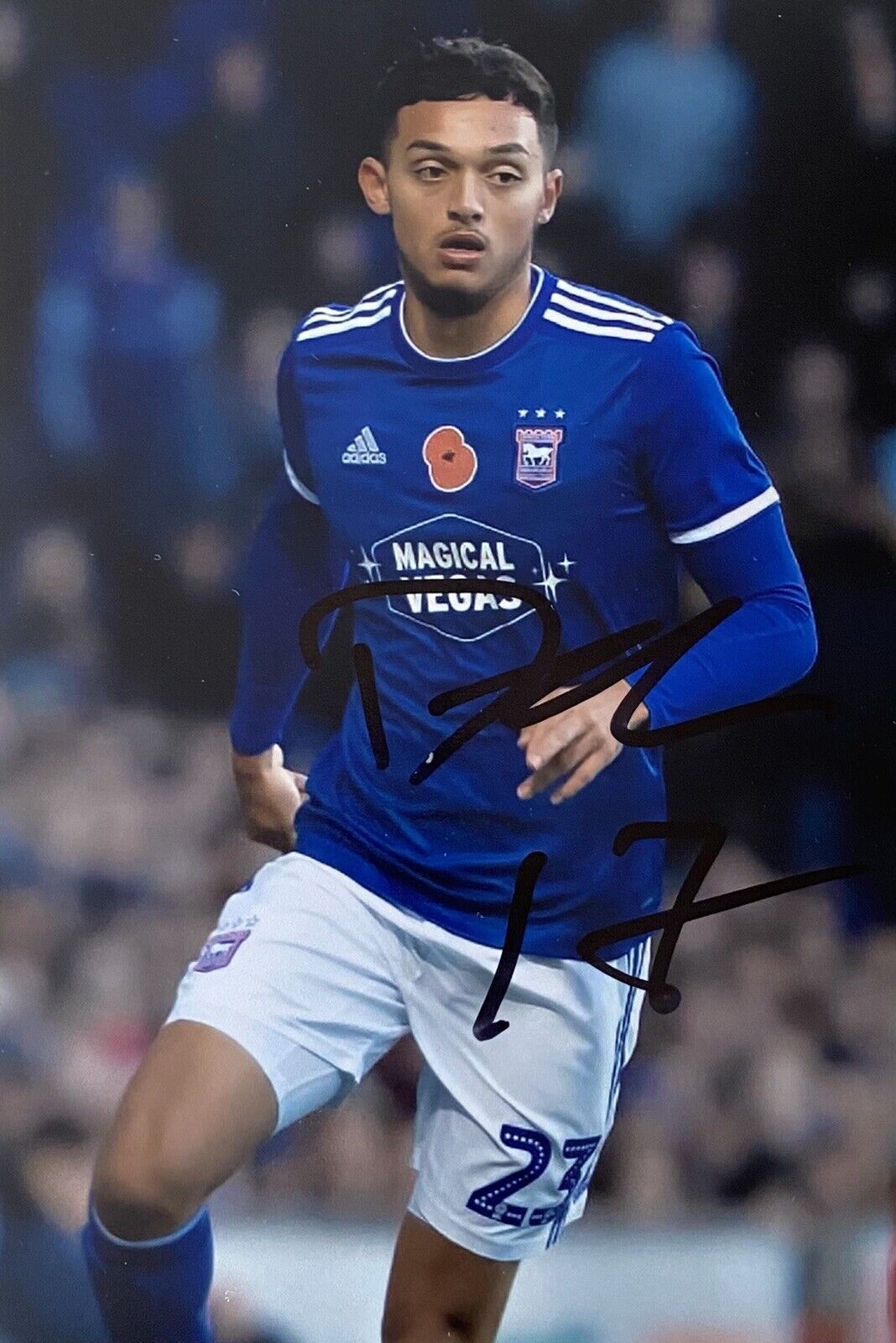 Andre Dozzell Genuine Hand Signed Ipswich Town 6X4 Photo Poster painting