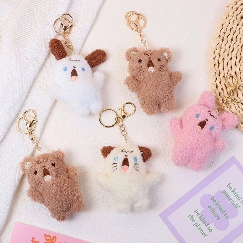 Minimalist Commute Animal Pp Cotton Keychain