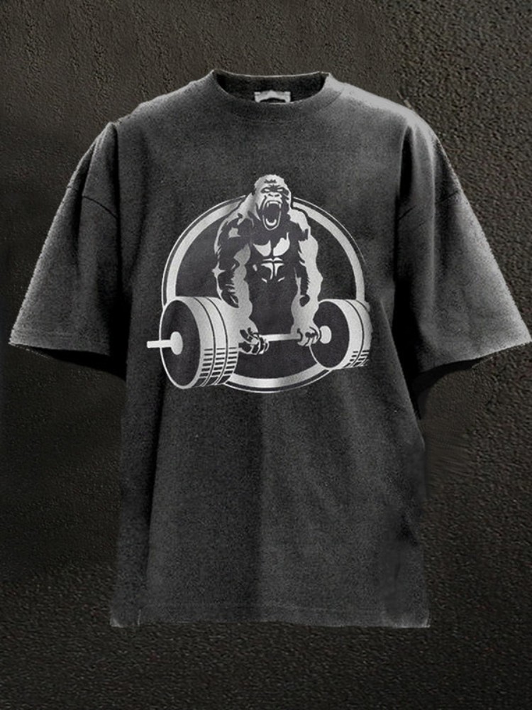 Gorilla Gym Washed Gym T Shirt / Rvogue / Rvogue