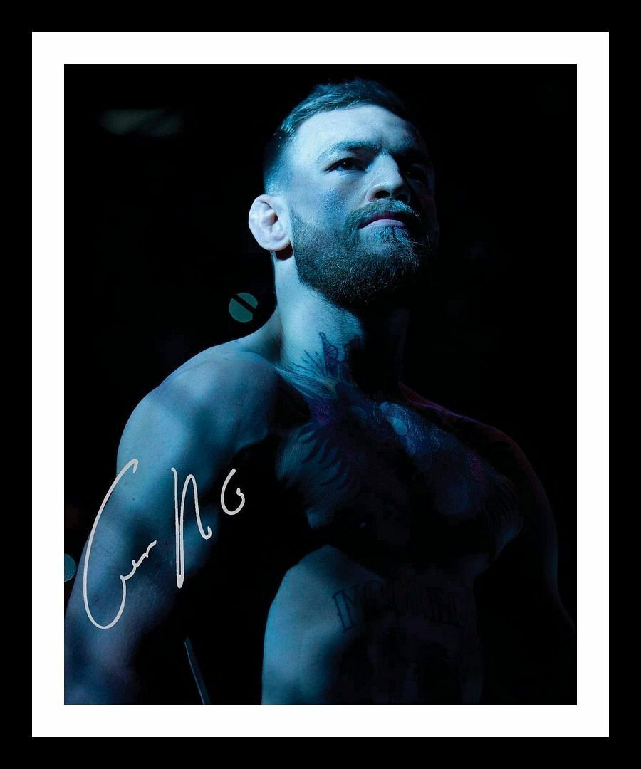 Conor McGregor - UFC Autograph Signed & Framed Photo Poster painting 8