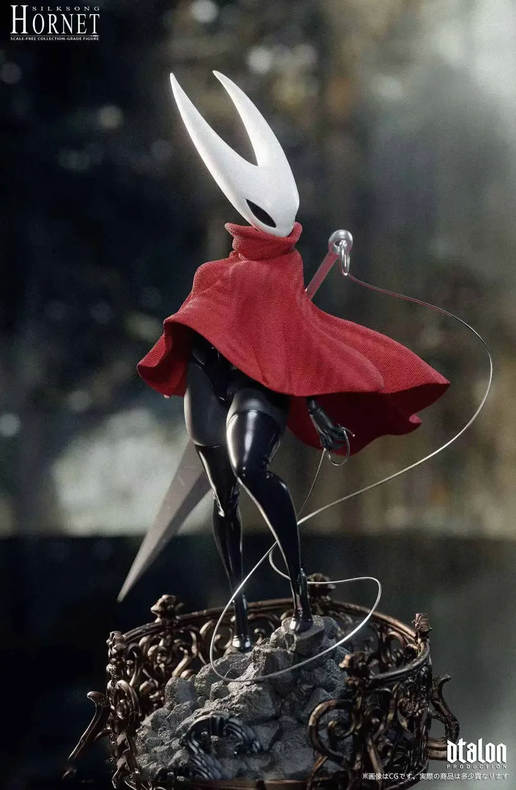Silksong フィギュア 木製 約17cm Silksong Ver. Hornet - Hollow Knight Resin Statue - Dtalon Studio