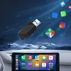2 in 1 Wireless CarPlay Android Auto Adapter Plug & Play for Factory Wired Cars