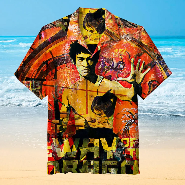 Bruce Lee Art Graffiti | Unisex Hawaiian Shirt