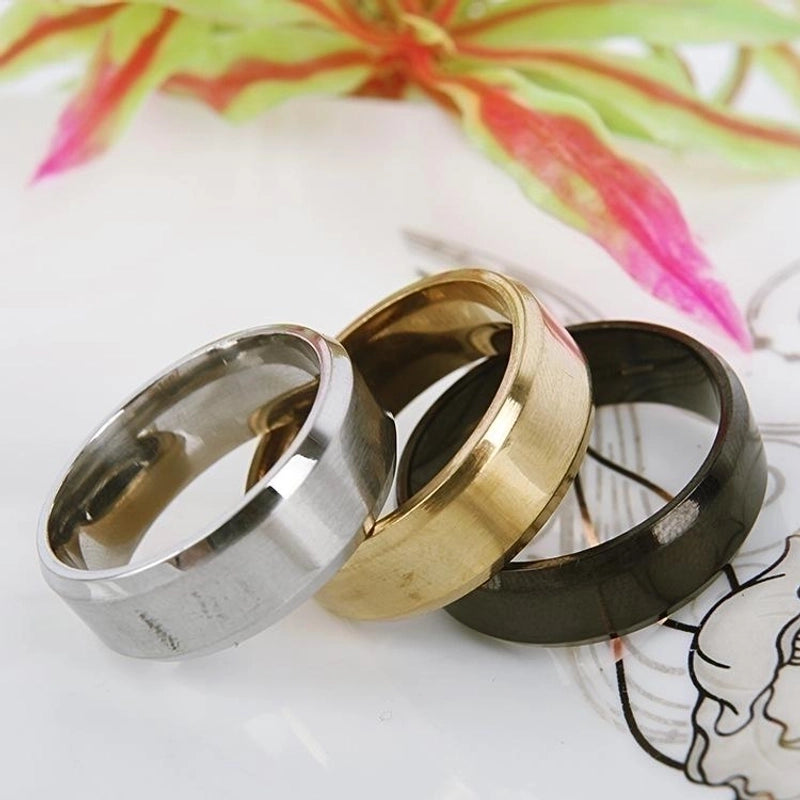 Unisex Rhinestone Stainless Steel Teng Sui Rings Tp190418118113