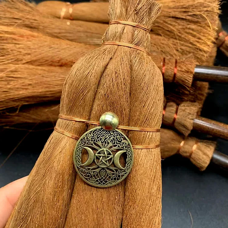 Olivenorma Tree Of Life Witchy Magic Broom Ornamet