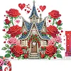Valentines Day Castle Diamond Painting Door Corner Decor 5D DIY Wood Door Topper