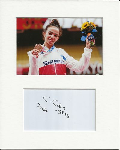 Chelsie Giles judo signed genuine authentic autograph signature and Photo Poster painting AFTAL