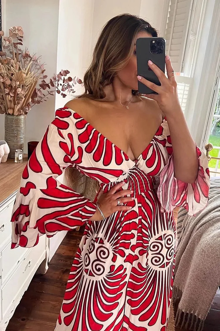 Vintage Floral Ruffle Sleeve Jumpsuit✨ 