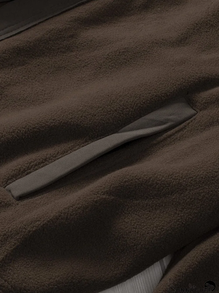 Fleece Shirt Jacket in Mocha