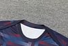 Joyfball 2024 England short sleeved pre-match training Jersey+Shorts  1:1 Thai Quality