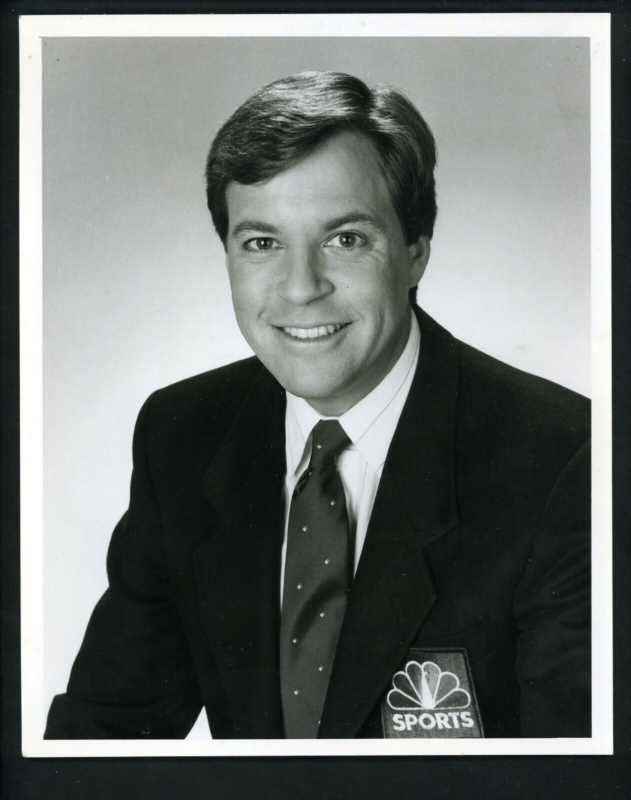 Bob Costas official NBC Sports 1987 Press Photo Poster painting