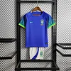 2022 Brazil Away Football Shirt Kids Size 1:1 Thai Quality