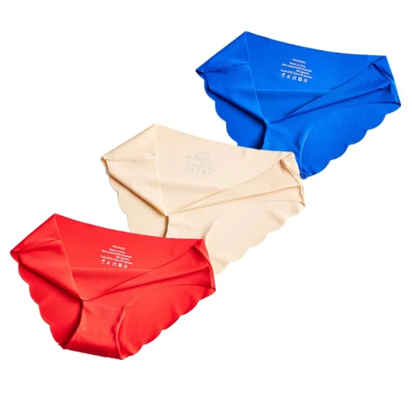 3Pcs/lot Seamless Panty Set Underwear Low-Rise Briefs Female Comfort Intimates Fashion Female Lingerie Drop Shipping