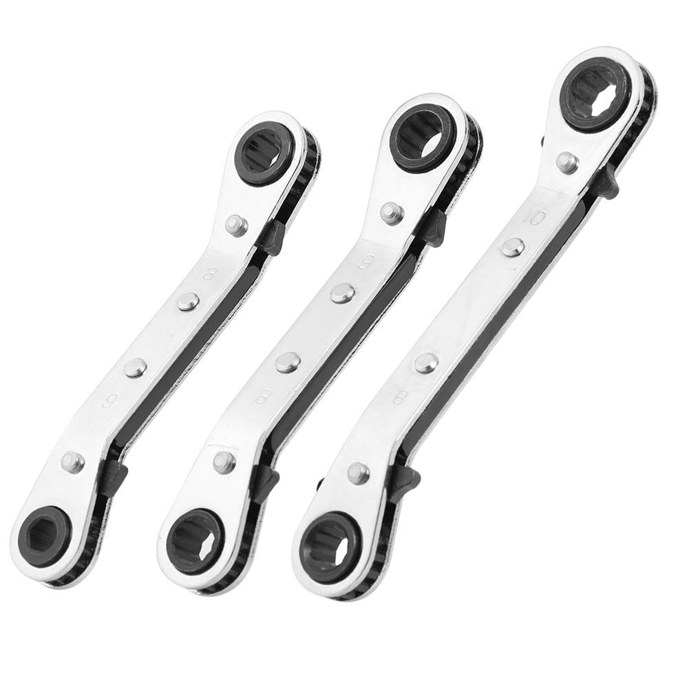 

Quick Release Double End Ratchet Wrench Curved Metric System Multi Spanner, 6*8, 501 Original