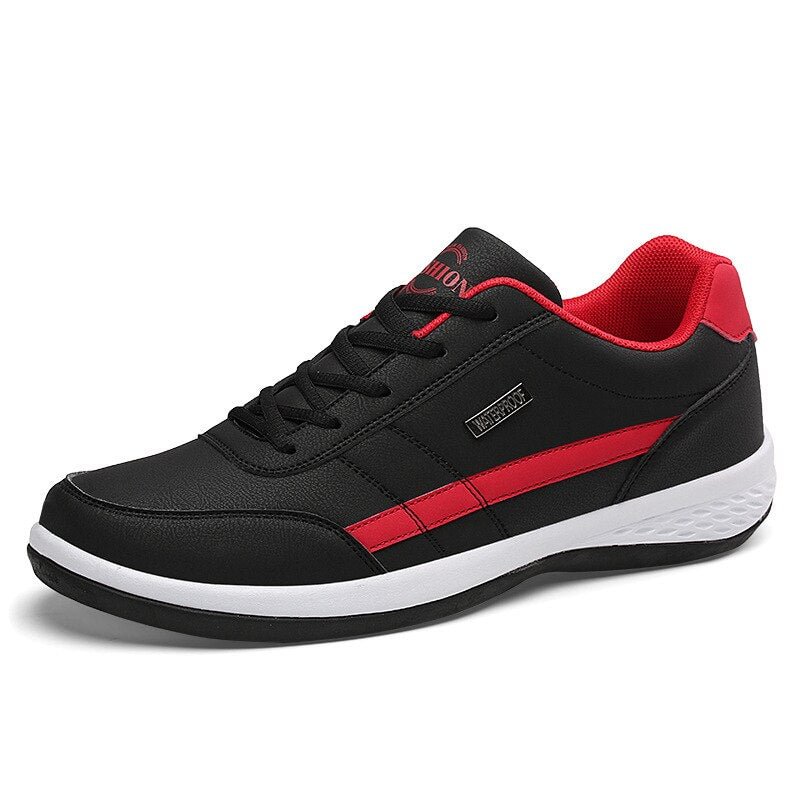 Leather Men Shoes Sneakers Trend Casual Shoe Breathable Leisure Male Sneakers Non-slip Footwear Men Vulcanized Shoes