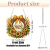 Welcome fall DIY Acrylic 5D Crystal Diamond Gem Art Hanging Ornament