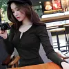 Button thread long sleeve