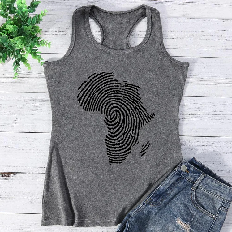 Map Of Africa Vest Top