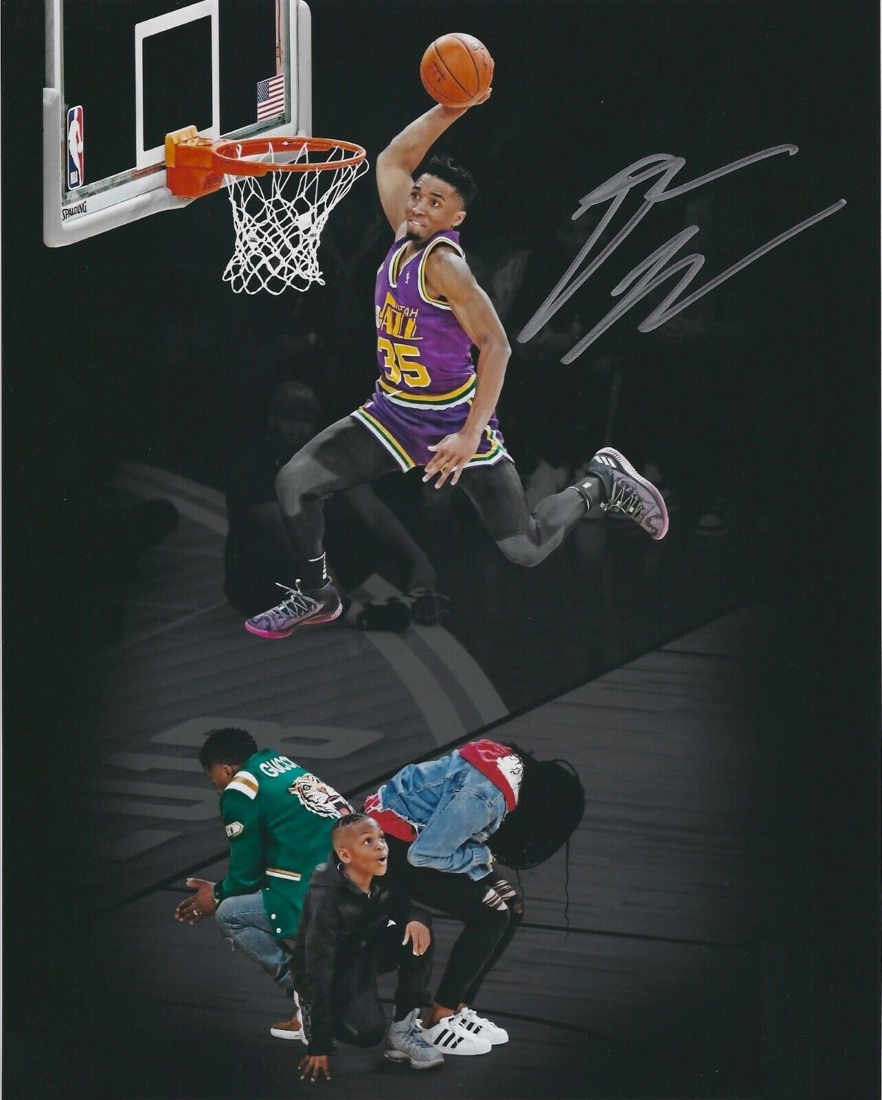 Donovan Mitchell Autographed Signed 8x10 Photo Poster painting ( Jazz ) REPRINT