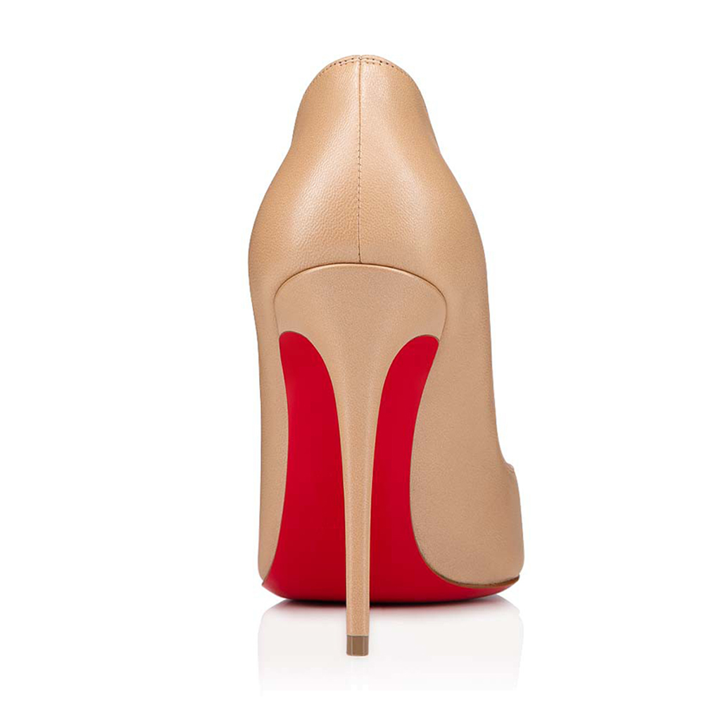 100mm Women's Red Bottom High Heels for Party Wedding Matte Pumps-MERUMOTE