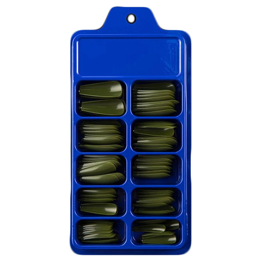 24/100 Pcs Solid Color False Nails Long Ballerina Simple Fake Nails Extension Nails Art UV Gel Acrylic Manicure Full Nail Tips