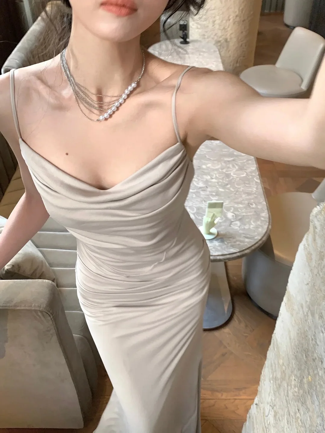 Abebey-Summer Sexy Bodycon Long Dresses for Women Elegant Spaghetti Strap Evening Party Dress French Style Slim Wedding Prom Robe New