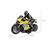 Remote Control Motorcycle, New RC Motorcycle Remote Control Stunt Drift Bike Racing, High Speed ​​Cyclone Motorcycle and Ride Model, Great Christmas Gift for Boys Girls Kids.
